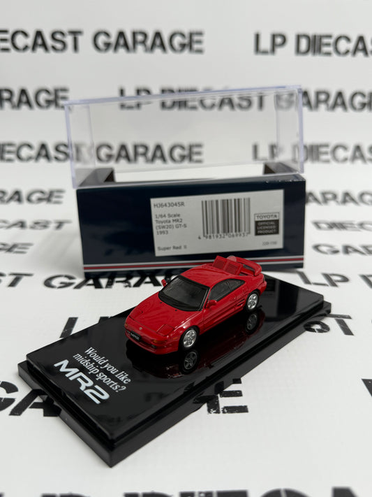 HOBBY JAPAN 1993 Toyota MR2 (SW20) GT-S Red 1:64 Diecast