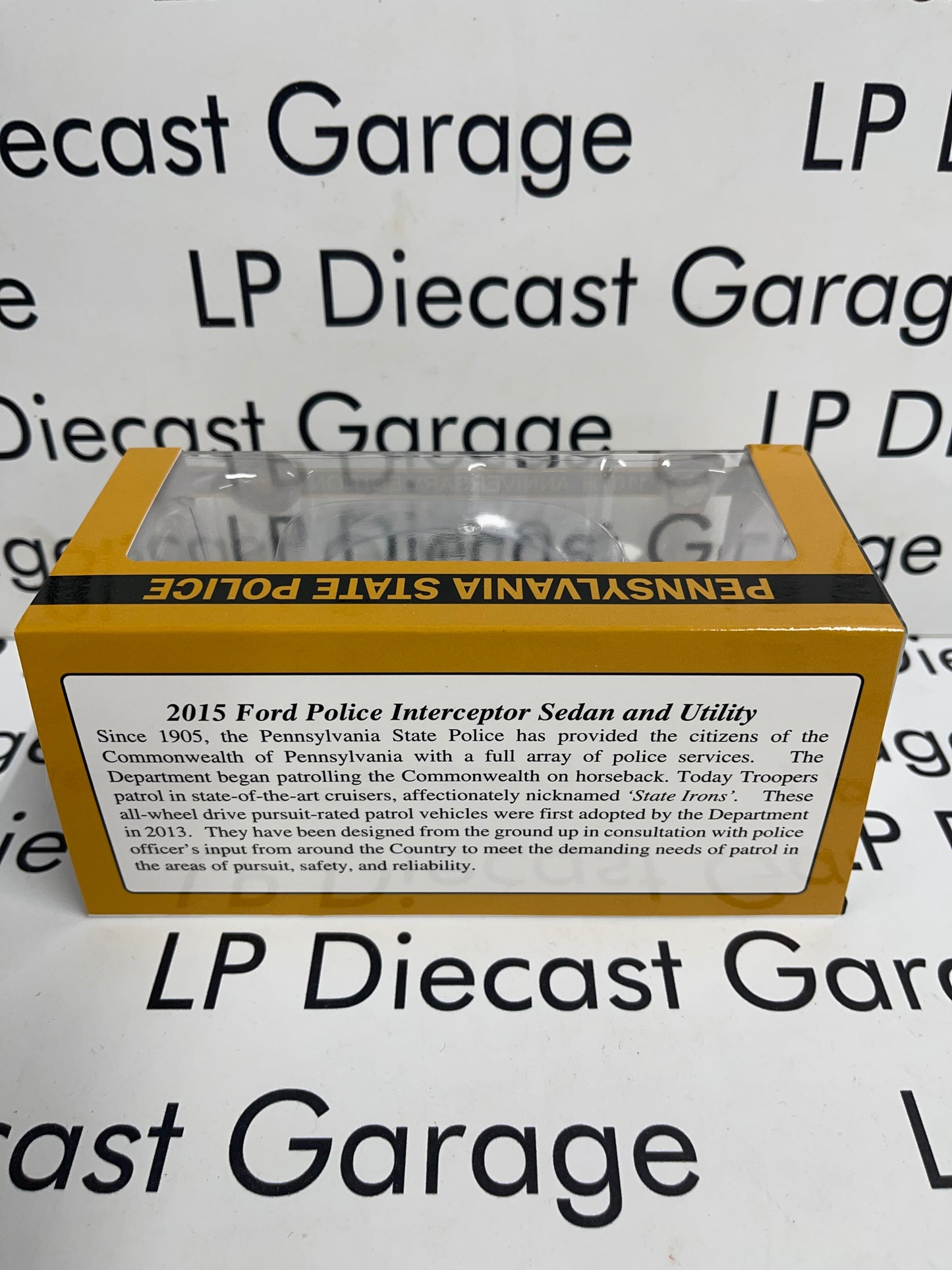 FIRST RESPONSE 2015 Ford Explorer PA State Trooper 1:43 Diecast 110th Anniversary