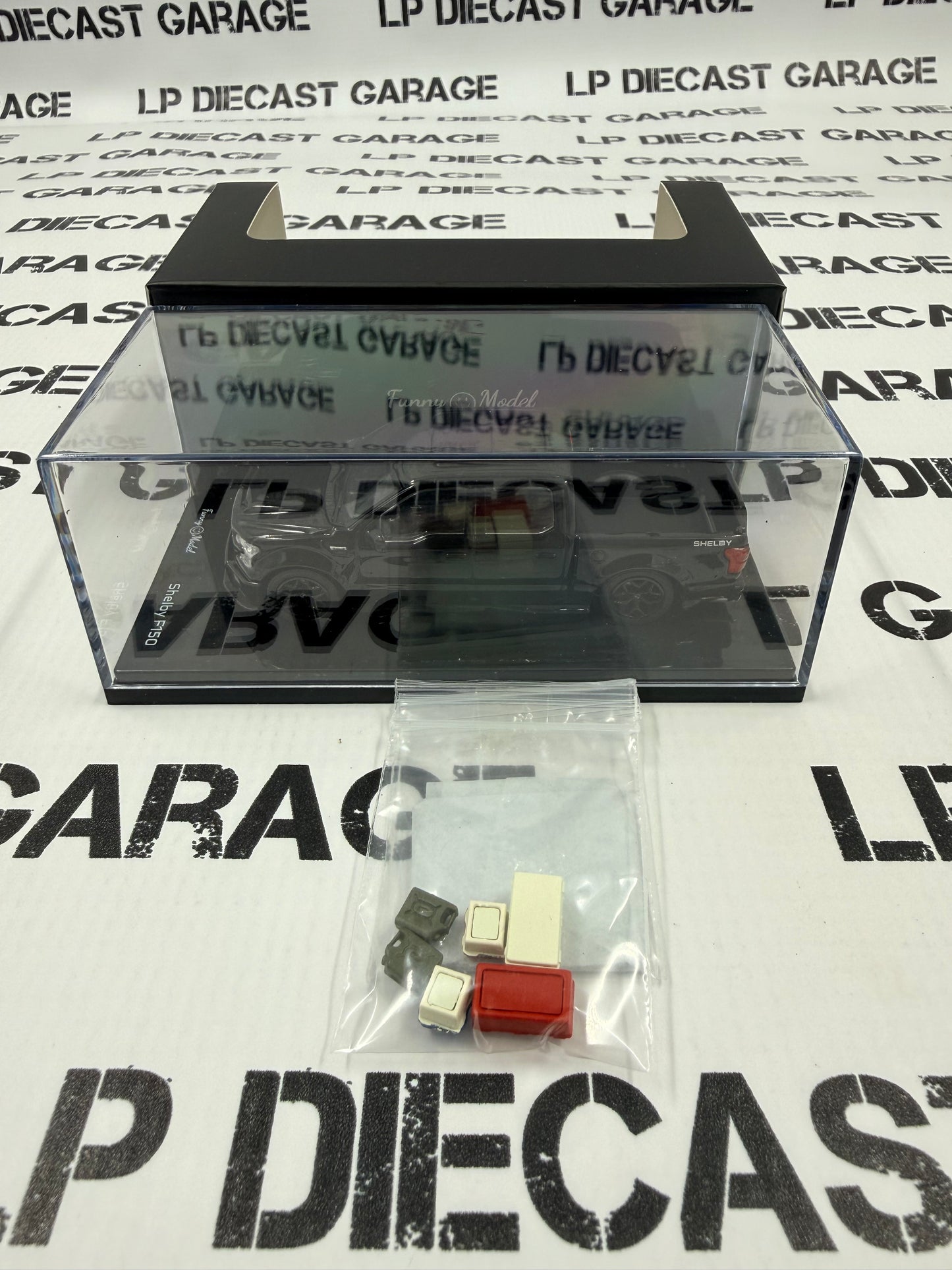 FUNNY MODELS Ford F-150 Shelby Super Snake Black 1:64 Diecast