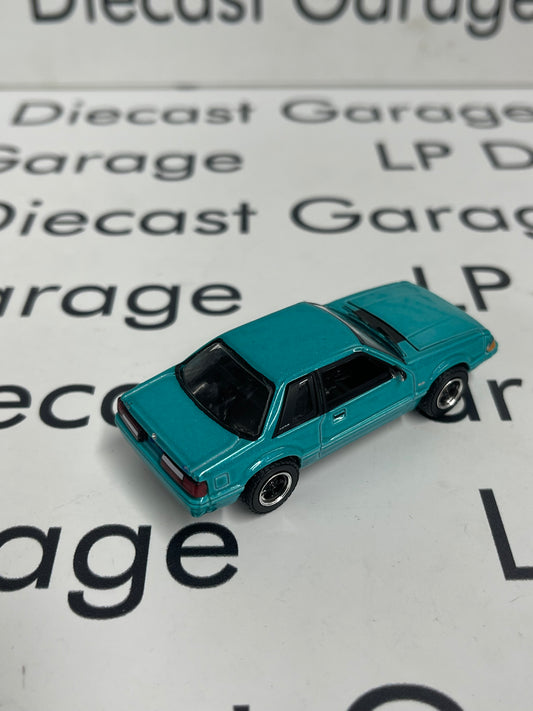 GREENLIGHT 1991 Ford Mustang LX Calypso LOOSE 1:64 Diecast