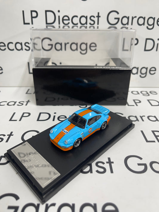 MASTER Porsche 930 Black Bird Gulf Blue 1:64 Diecast