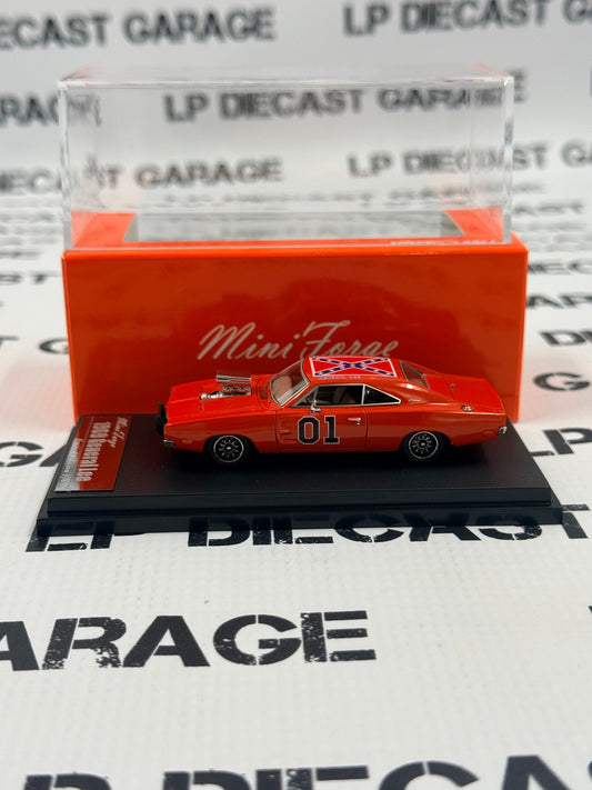 MINI FORGE 1969 Dodge Charger R/T General Lee w/ Blower 1:64 Diecast DOH