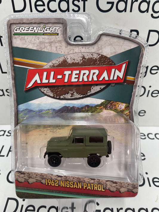 GREENLIGHT 1962 Nissan Patrol Army Green 1:64 Diecast All Terrain