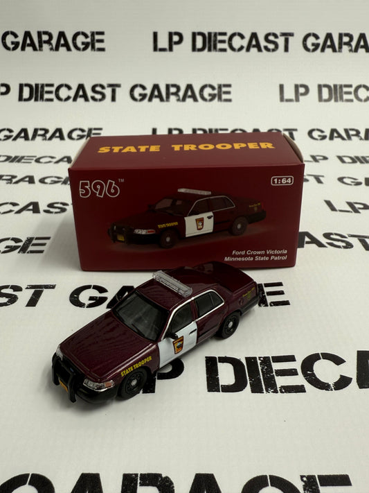 596 Model Ford Crown Victoria Minnesota State Patrol 1:64 Diecast