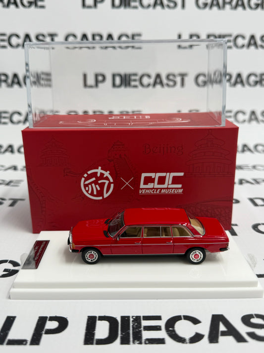 GOC 1976 Mercedes-Benz 230e (v123) Red Limousine 1:64 Diecast HEC Beijing