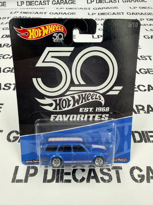 HOT WHEELS '71 Datsun Bluebird 510 Wagon 50th 1:64 Diecast