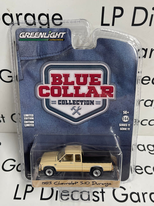 GREENLIGHT 1983 Chevrolet S-10 Durango Tan 1:64 Diecast Blue Collar