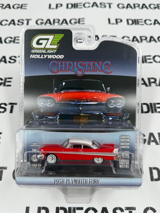 GREENLIGHT 1958 Plymouth Fury Christine 1:64 Diecast Hollywood