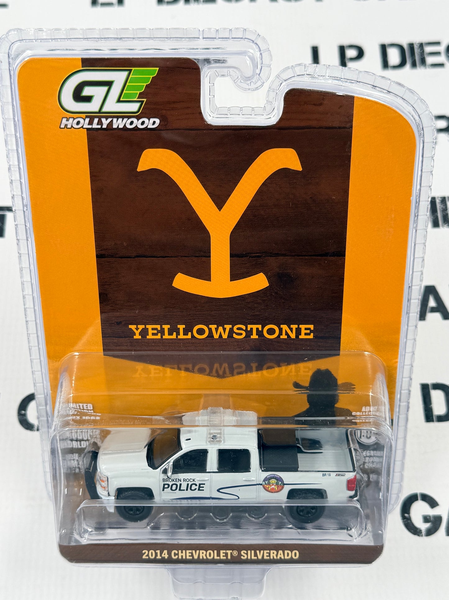 GREENLIGHT 2014 Chevrolet Silverado Broken Rock Police Yellowstone 1:64 Diecast Exclusive
