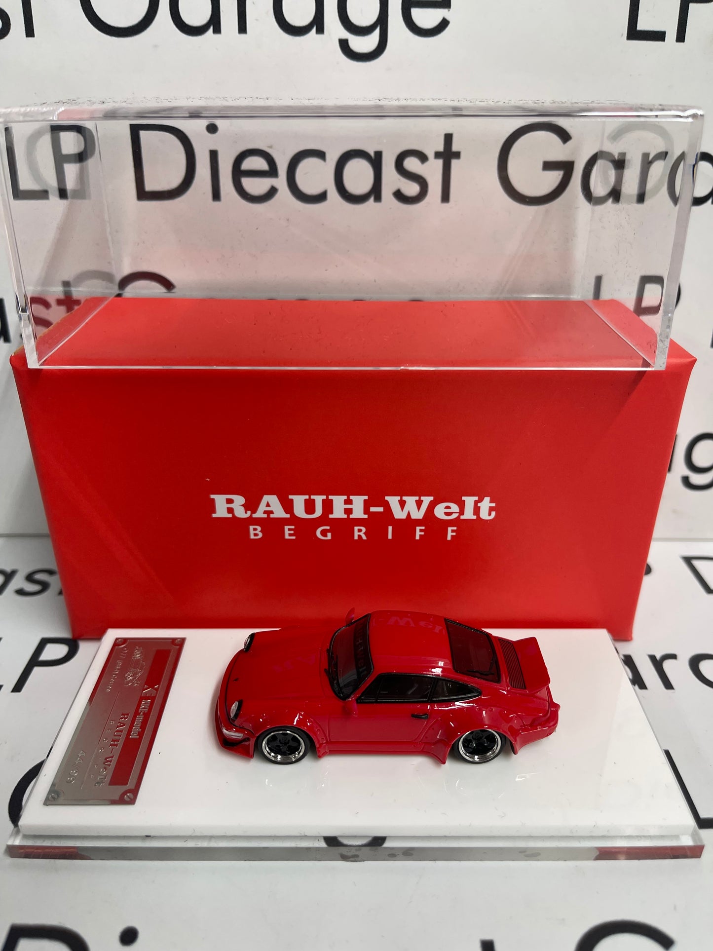 XXE-Models Porsche 964 RWB BeGriff Red 1:64 Resin Model Rauh-Welt