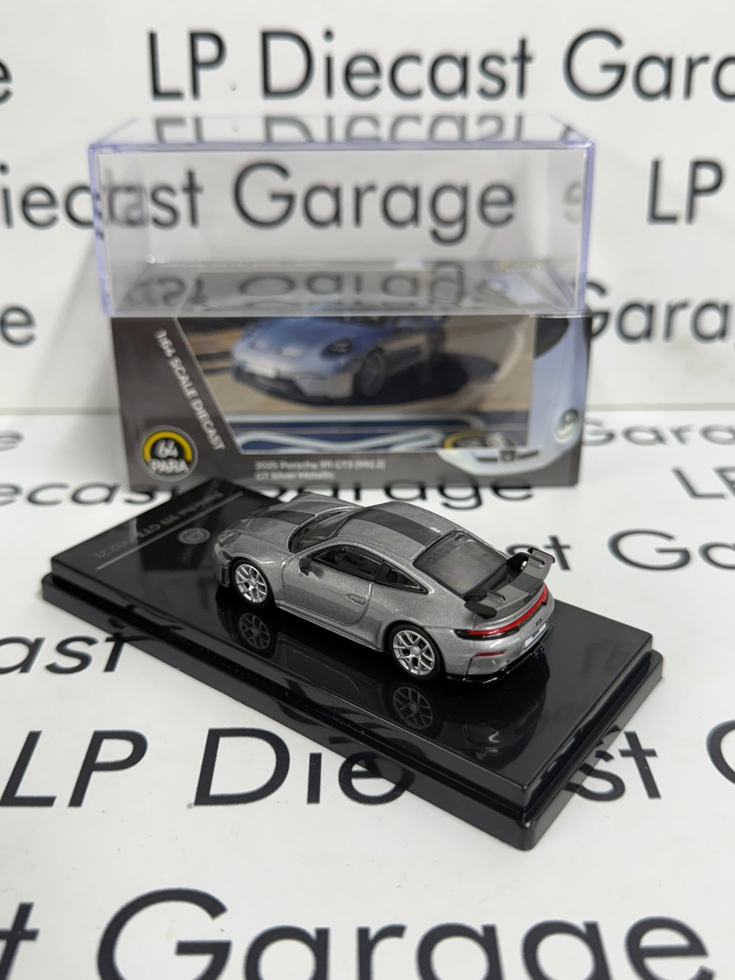PARA64 2025 Porsche 911 GT3 992.2 Silver Metallic 1:64 Diecast