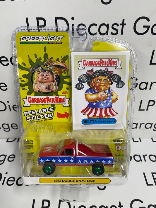 GREEN MACHINE CHASE GREENLIGHT 1985 Dodge Ram D-250 USA 1:64 Diecast Garbage Pail Kids