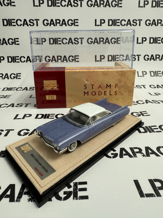 STAMP MODELS 1960 Cadillac Eldorado Seville Heather Metallic 1:43 Scale Resin Model