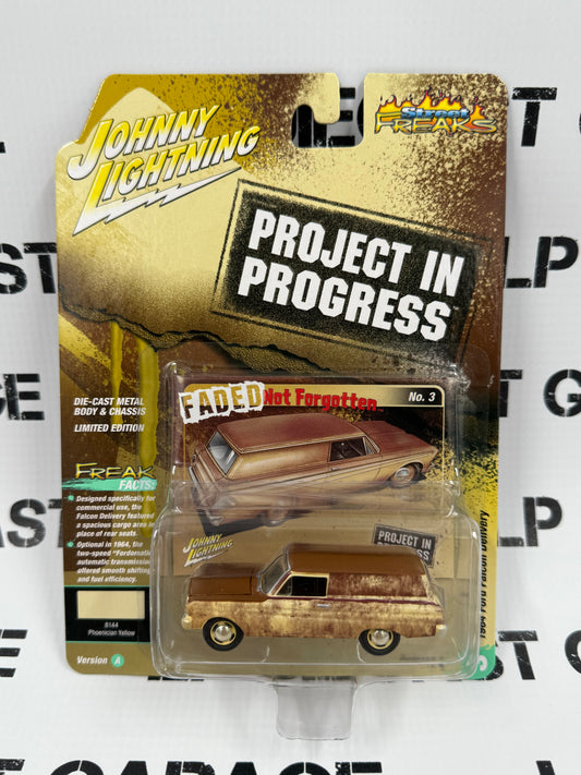JOHNNY LIGHTNING 1964 Ford Falcon Delivery Project Yellow 1:64 Diecast Street Freaks