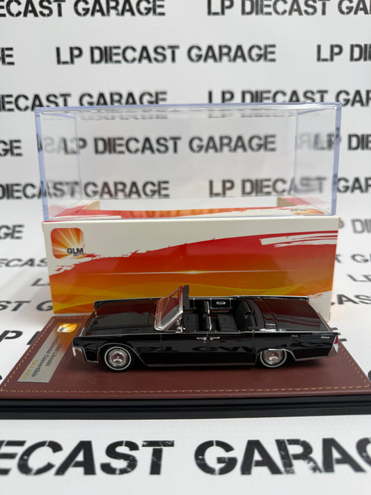GLM 1964 Lincoln Continental Convertible Black 1:43 Scale Resin Model
