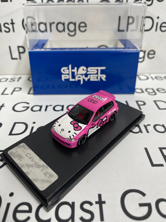 STREET WEAPON Honda Civic EG6 Pink Hello Kitty 1:64 Diecast Limited Edition