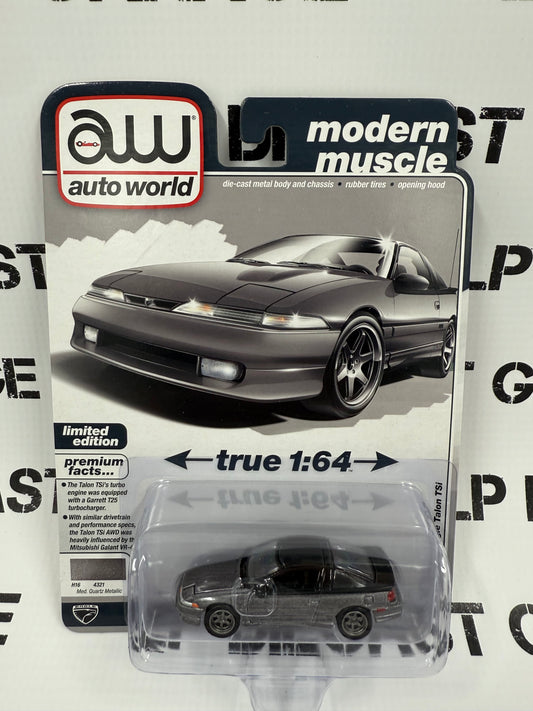 AUTO WORLD 1991 Eagle Talon TSi Quartz Metallic 1:64 Diecast Modern Muscle