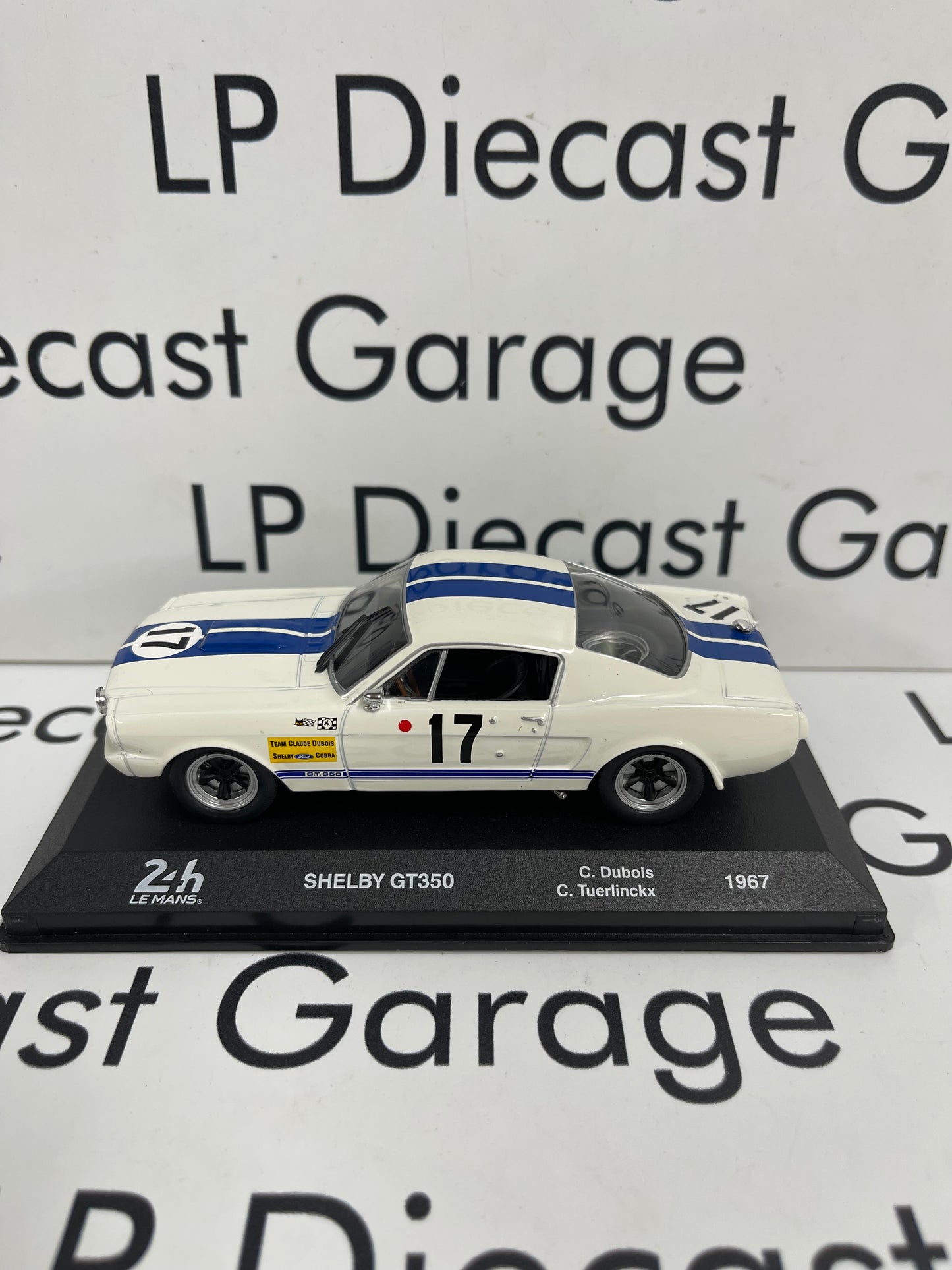 EDICOLA 1965 Ford Mustang Shelby GT350 #17 White 1:43 Diecast