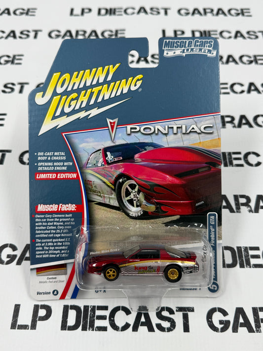 JOHNNY LIGHTNING 1987 Pontiac Firebird King of the Jungle 1:64 Diecast Muscle Cars USA