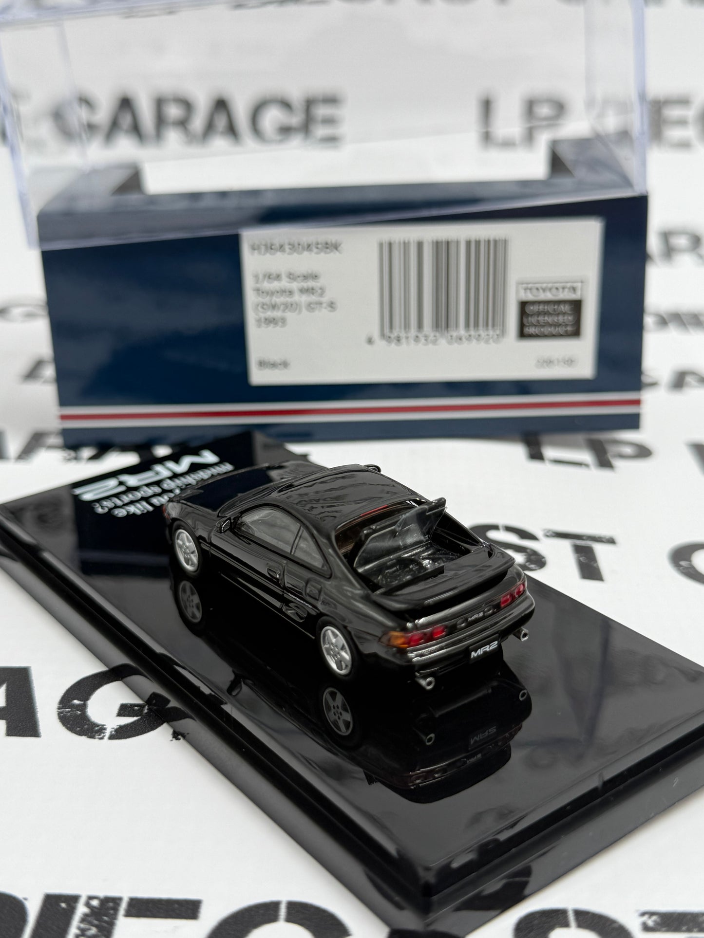 HOBBY JAPAN 1993 Toyota MR2 (SW20) GT-S Black 1:64 Diecast