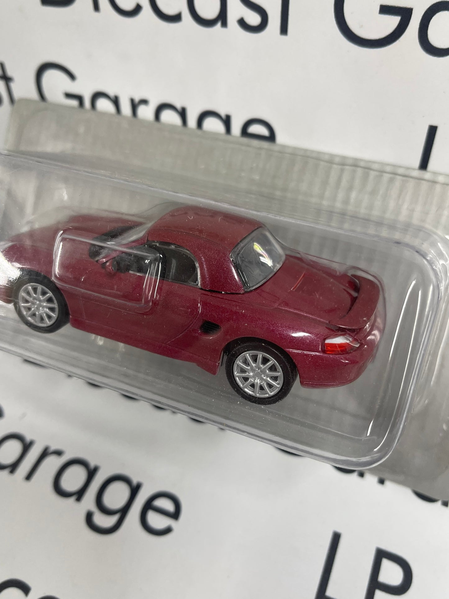 EDICOLA 2002 Porsche Boxster S Maroon 1:43 Diecast Euro Deagostini
