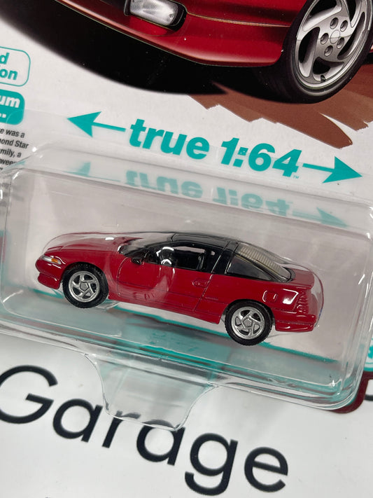 AUTO WORLD 1991 Mitsubishi Eclipse GSX Red 1:64 Diecast Import Legends