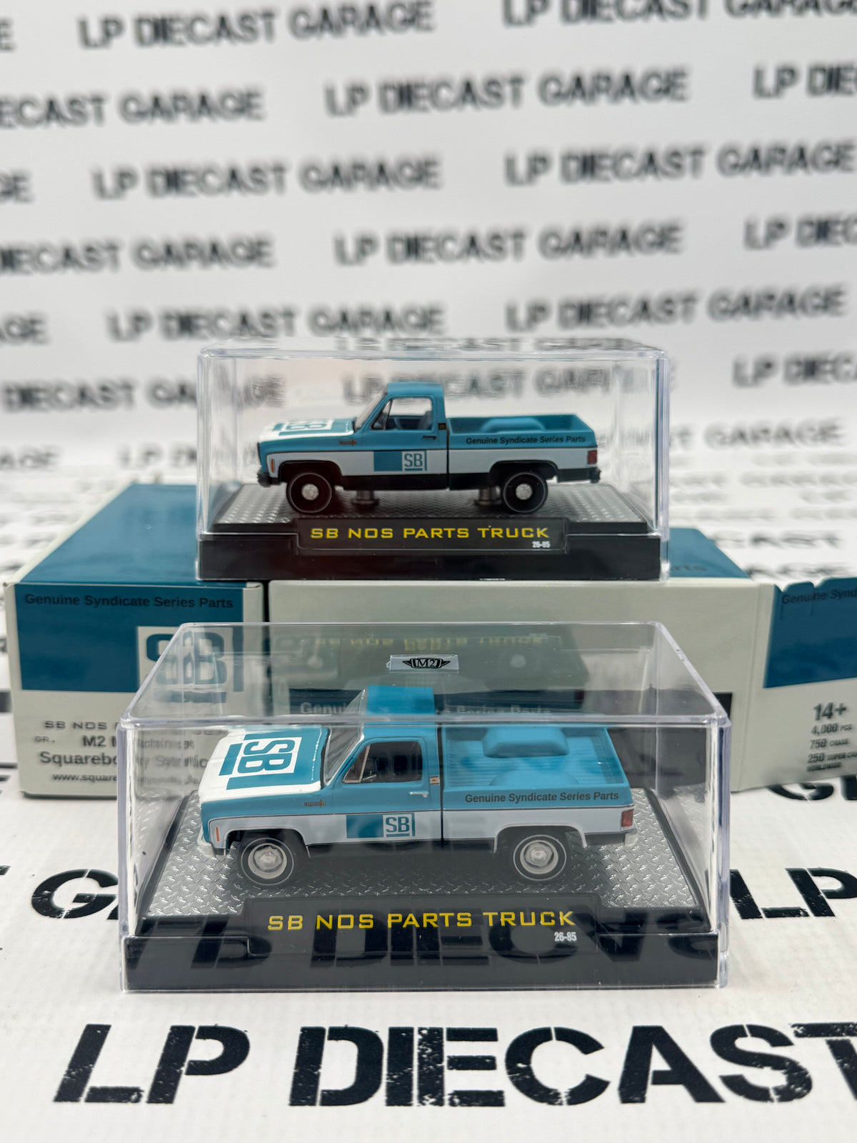 CHASE + Regular M2 Chevrolet Silverado SB NOS Parts Truck 1:64 Diecast Squarebody Syndicate