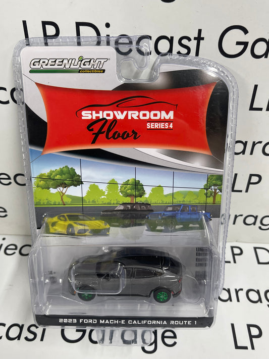 CHASE GREENLIGHT 2023 Ford Mustang Mach E Gray Metallic 1:64 Diecast Showroom