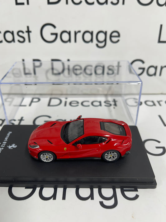 EDICOLA 2017 Ferrari 812 Superfast Red 1:64 Diecast w/ Display Case