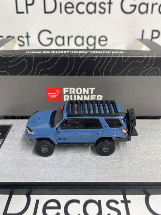 GCD 2024 Toyota 4Runner TRD PRO Cavalry Blue Front Runner  1:64 Diecast DiecastTalk Exclusive