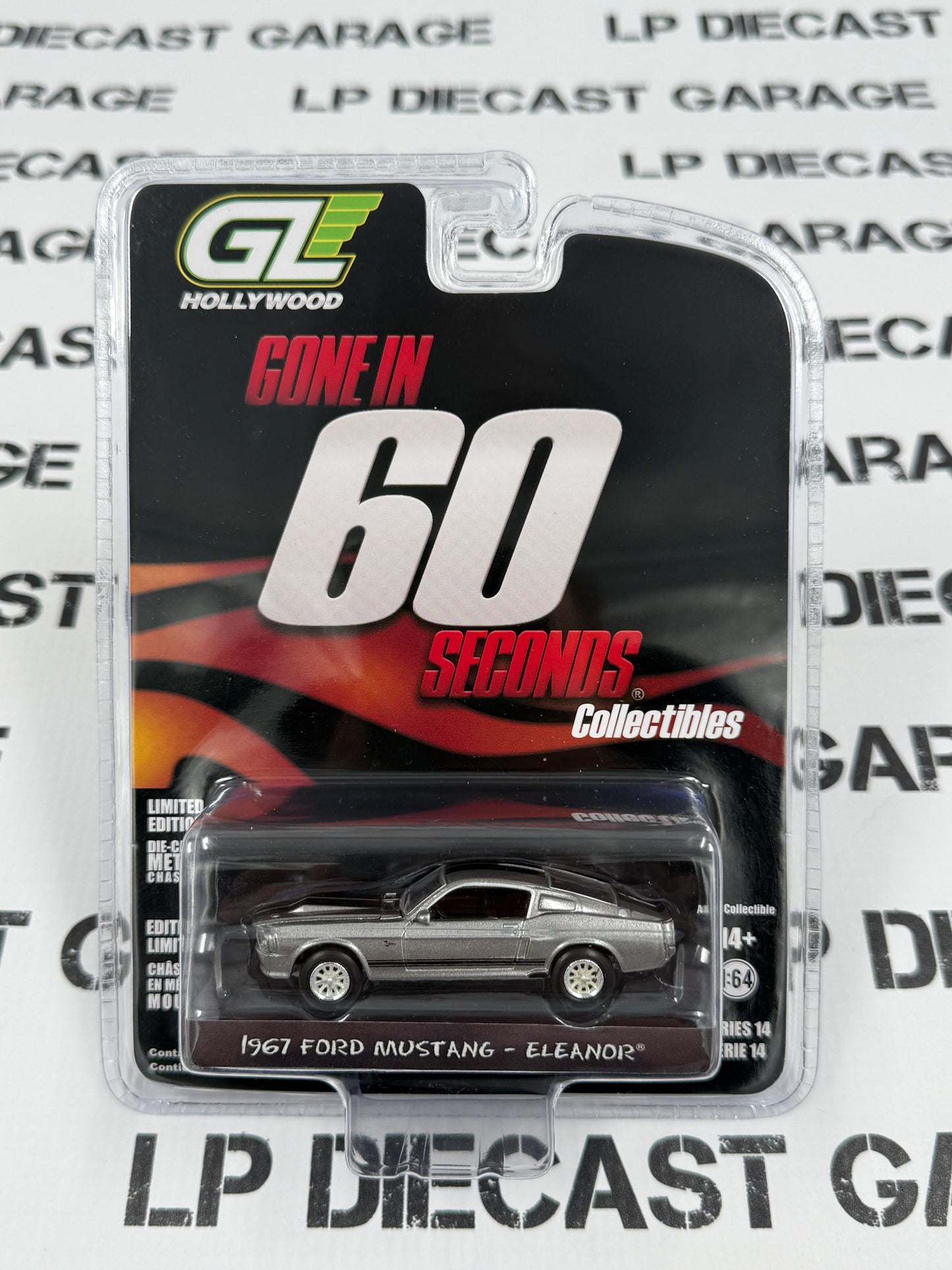 GREENLIGHT 1967 Ford Mustang Shelby GT500 Eleanor 1:64 Diecast Gone in 60 Seconds