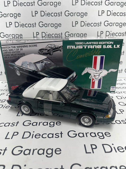GMP 1990 Ford Mustang LX Convertible 7-Up Edition Green 18815 1:18 Diecast