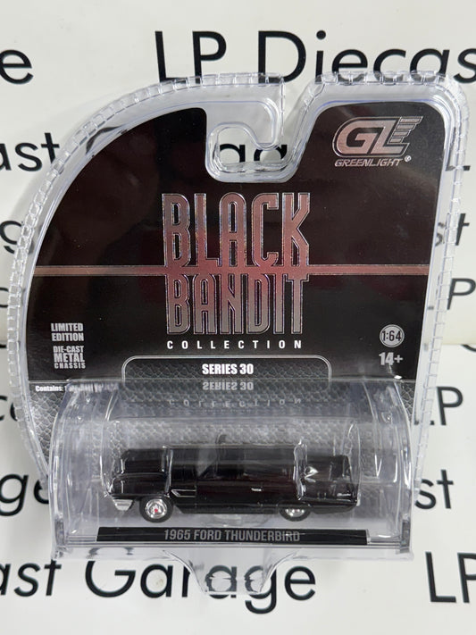 GREENLIGHT 1965 Ford Thunderbird Convertible 1:64 Diecast Black Bandit