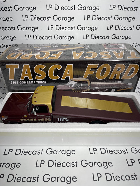 ACME 1970 Ford F-350 Ramp Truck Tasca Ford 1:18 Diecast A1801415 BLEM