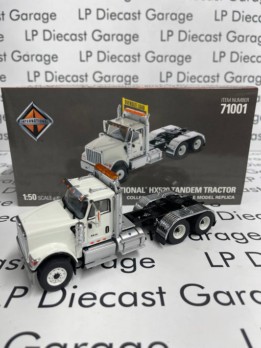 DIECAST MASTERS International HX520 Tandem Tractor White Semi 1:50 Diecast