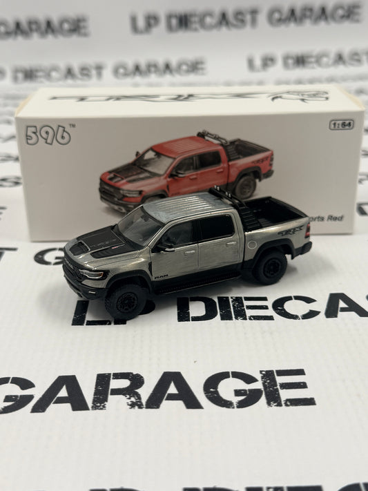 RAW CHASE 596 Model RAM 1500 TRX Truck Red 1:64 Diecast