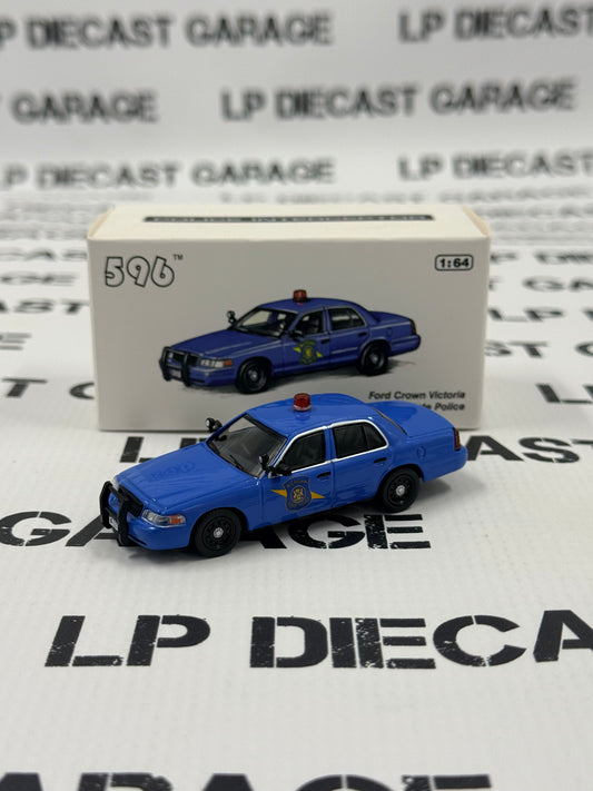 596 Model Ford Crown Victoria Michigan State Police 1:64 Diecast