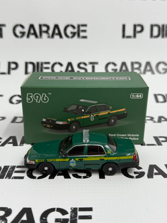 596 Model Ford Crown Victoria Vermont State Police K9 Unit 1:64 Diecast
