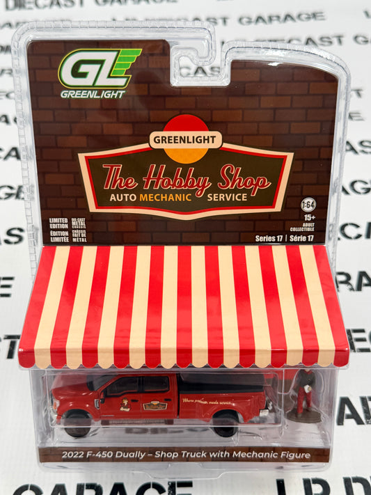 GREENLIGHT 2022 Ford F-450 Shop Truck 1:64 Diecast Hobby Shop