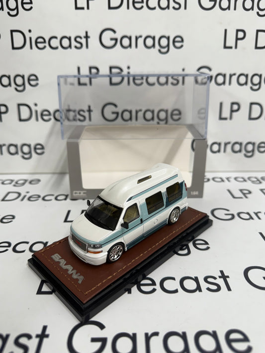 GOC GMC Savana RV Van Blue/White Limited Edition 1:64 Diecast Exclusive