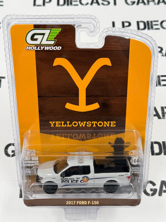 GREENLIGHT 2017 Ford F-150 Broken Rock Police Yellowstone 1:64 Diecast Exclusive