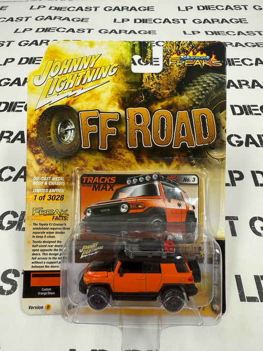 JOHNNY LIGHTNING 2007 Toyota FJ Cruiser Orange 1:64 Diecast Street Freaks