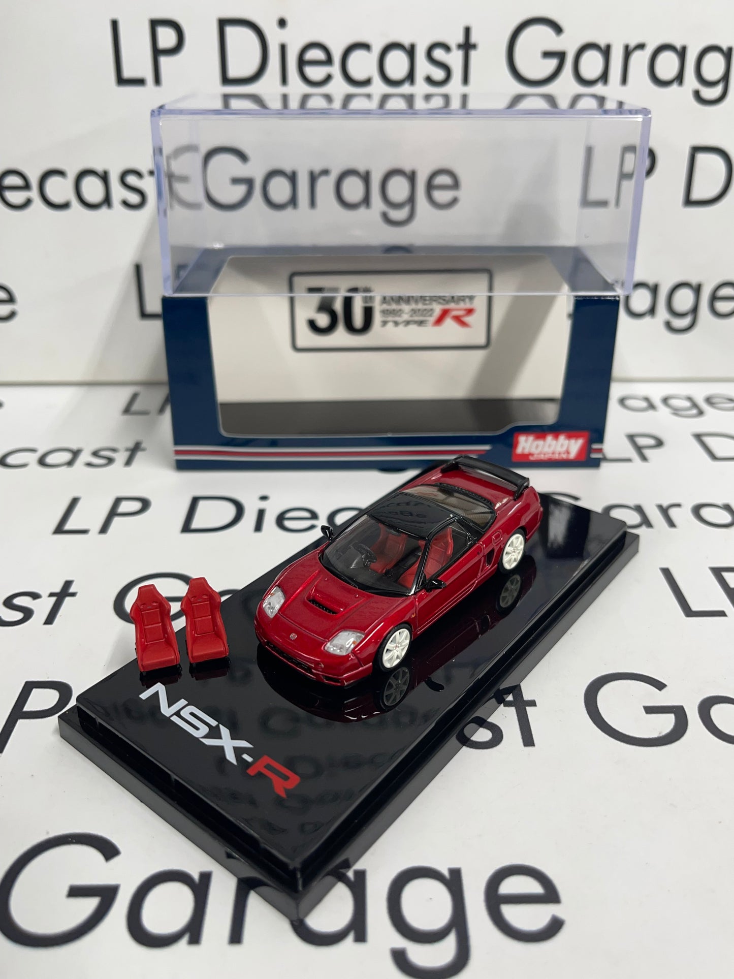 HOBBY JAPAN Honda NSX-R Red 30th Anniversary 1:64 Diecast
