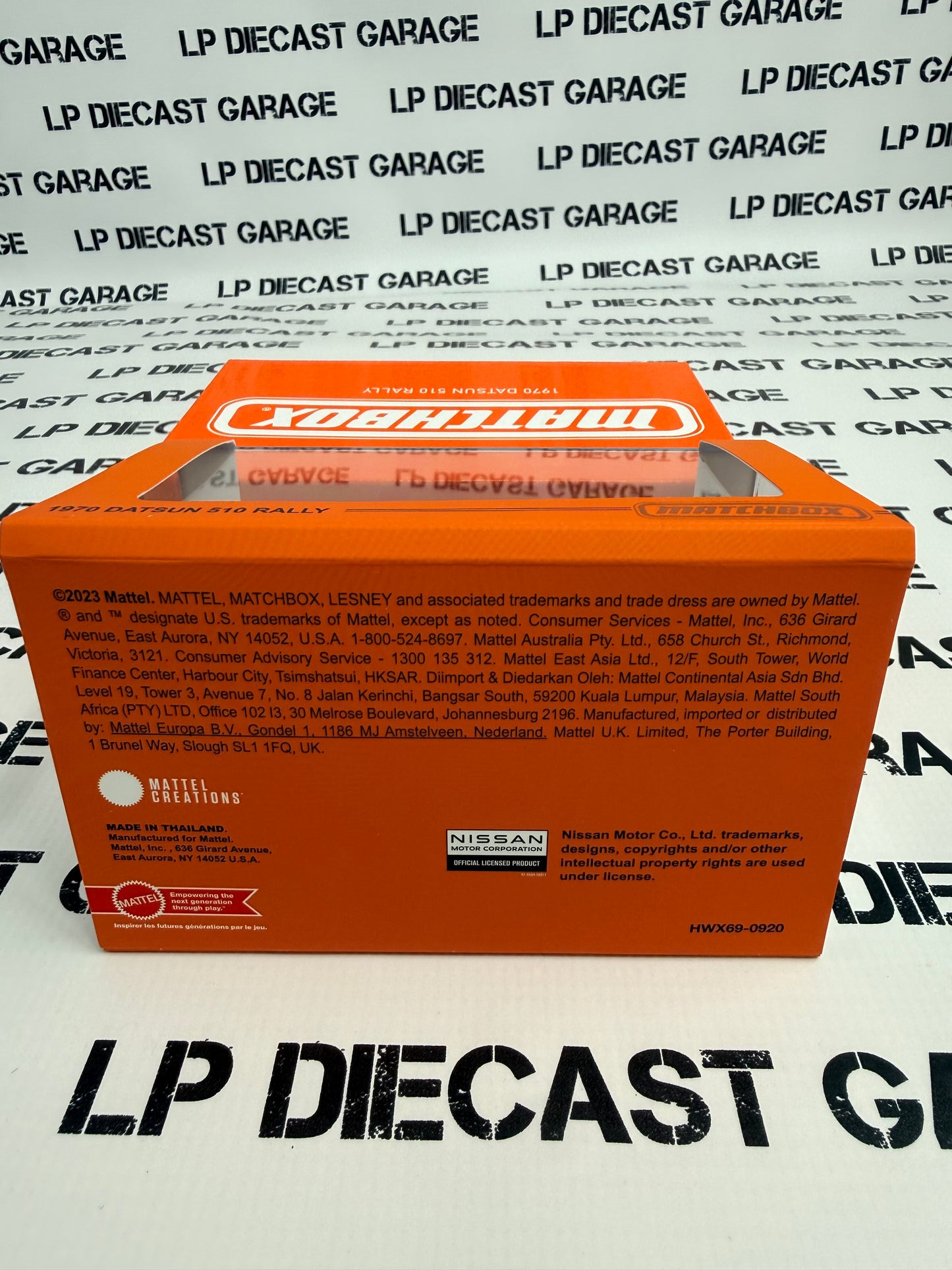 MATCHBOX 1970 Datsun 510 Rally Car Collectors Edition 1:64 Diecast