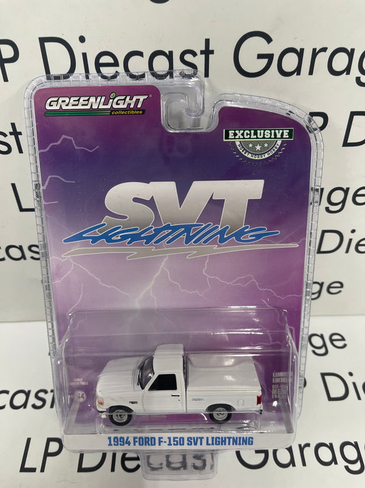 GREENLIGHT 1994 Ford F-150 SVT Lightning Truck White 1:64 Diecast Hobby