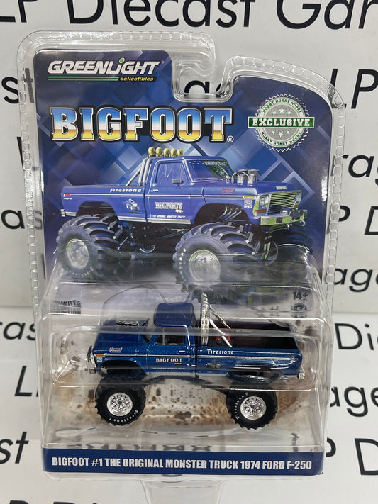 GREENLIGHT 1974 Ford F-250 Bigfoot Monster Truck 1:64 Diecast Hobby Exclusive