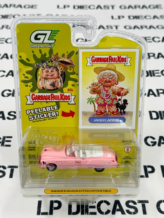GREENLIGHT 1949 Buick Roadmaster Ancient Annie 1:64 Diecast Garbage Pail Kids
