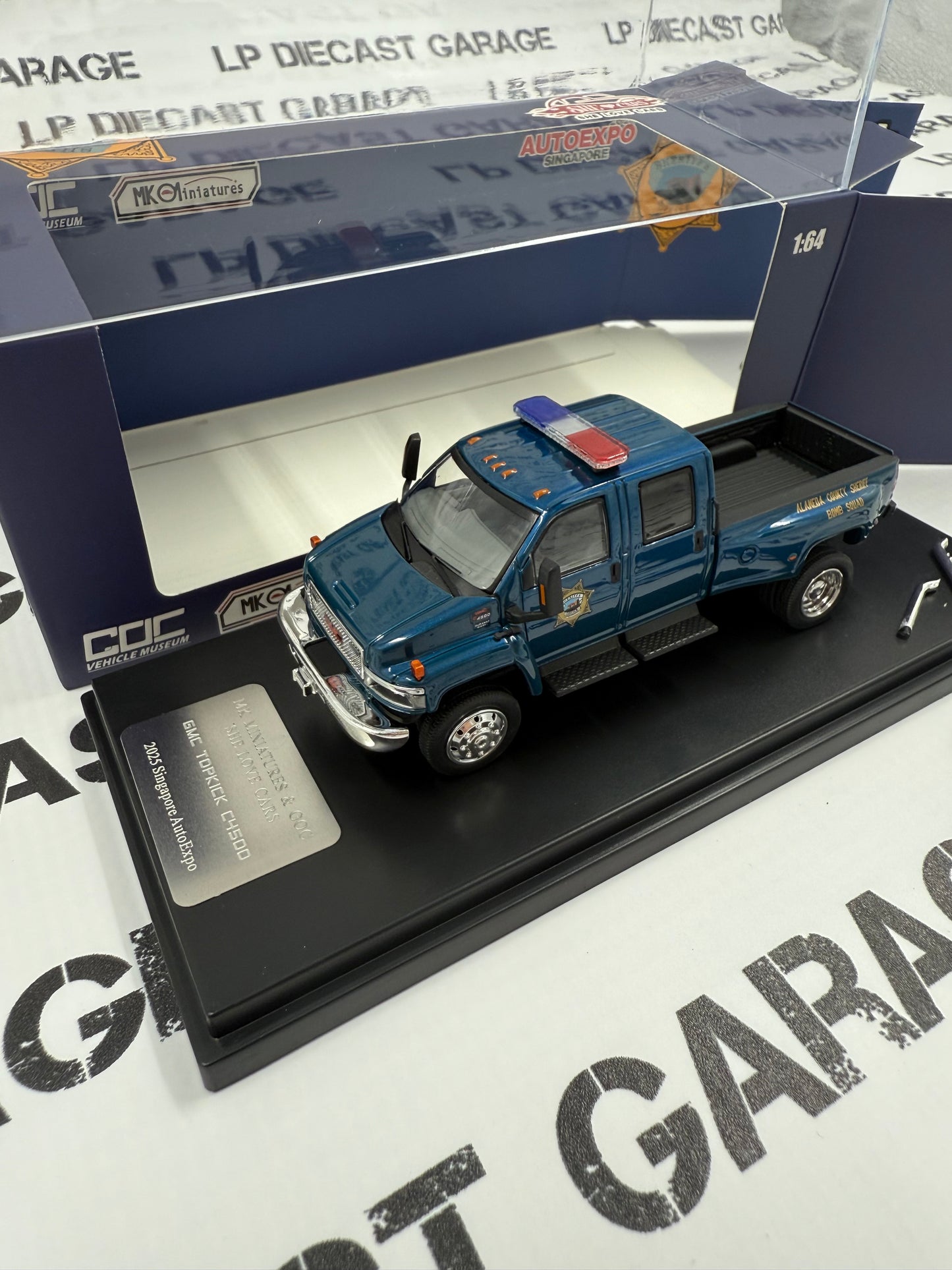 GOC 2005 GMC Topkick C4500 Truck Alameda County Sheriff 1:64 Diecast AUCTION