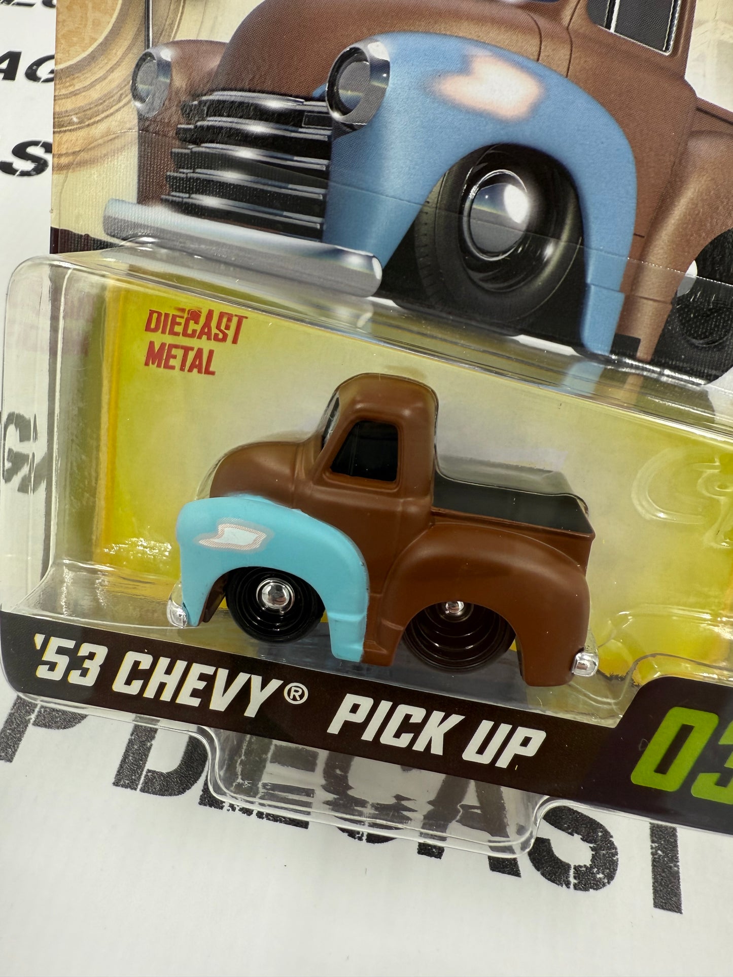 CARTUNED '53 Chevy Pick Up Patina 1:64 Diecast Series 4