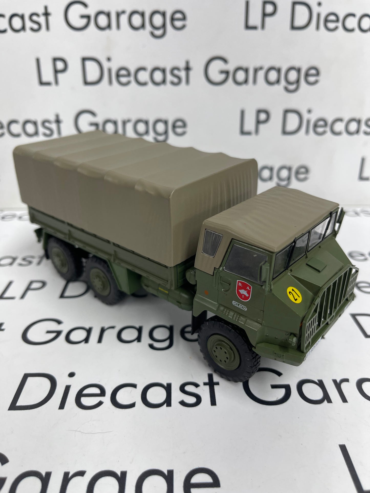 EDICOLA RCLAC14 DA1 Green Army 6x6 Truck 1:43 Diecast France Model